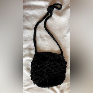 Rodana Ltd black crochet bag